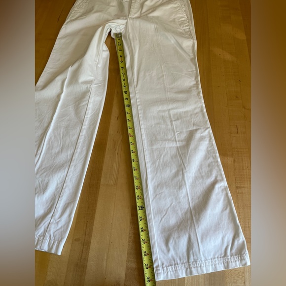 🔥Dockers Low Rise Slightly Curvy Khakis White Pants 6 Reg - Picture 7 of 12